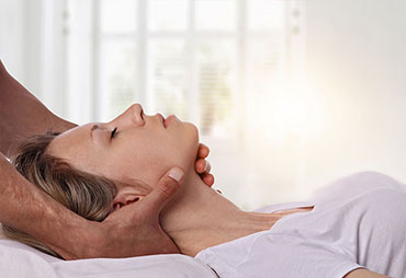 Patient receiving chiropractic adjustment