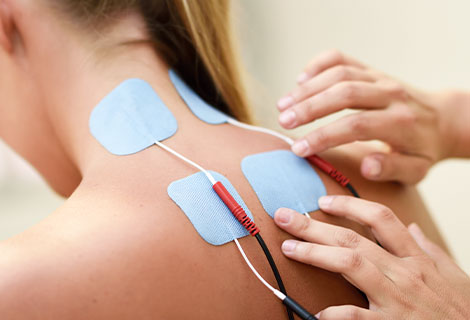 Electrical Muscle Stimulation Therapy for pain relief in San Diego